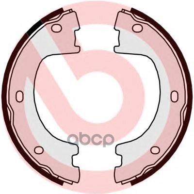 Колодки тормозные барабанные Mercedes-Benz Sprinter 06-13 / Volkswagen Crafter 06-16 Brembo арт. S50521