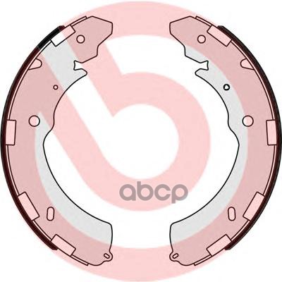 Колодки тормозные барабанные Mitsubishi L200 05- / Pajero 06-11 Brembo арт. S 54 523