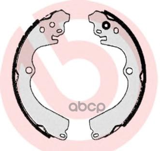 Колодки Тормозные Барабанные    | Зад | Brembo арт. S78505