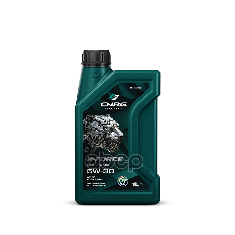 Масло моторное синтетическое N-Force Supreme 5W30 SP, A3/B4 1л C.N.R.G. арт. CNRG3080001