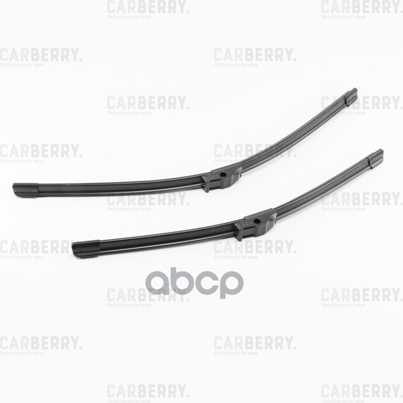 Щетки стеклоочистителя бескаркасные 550/450мм CARBERRY арт. 27CA100