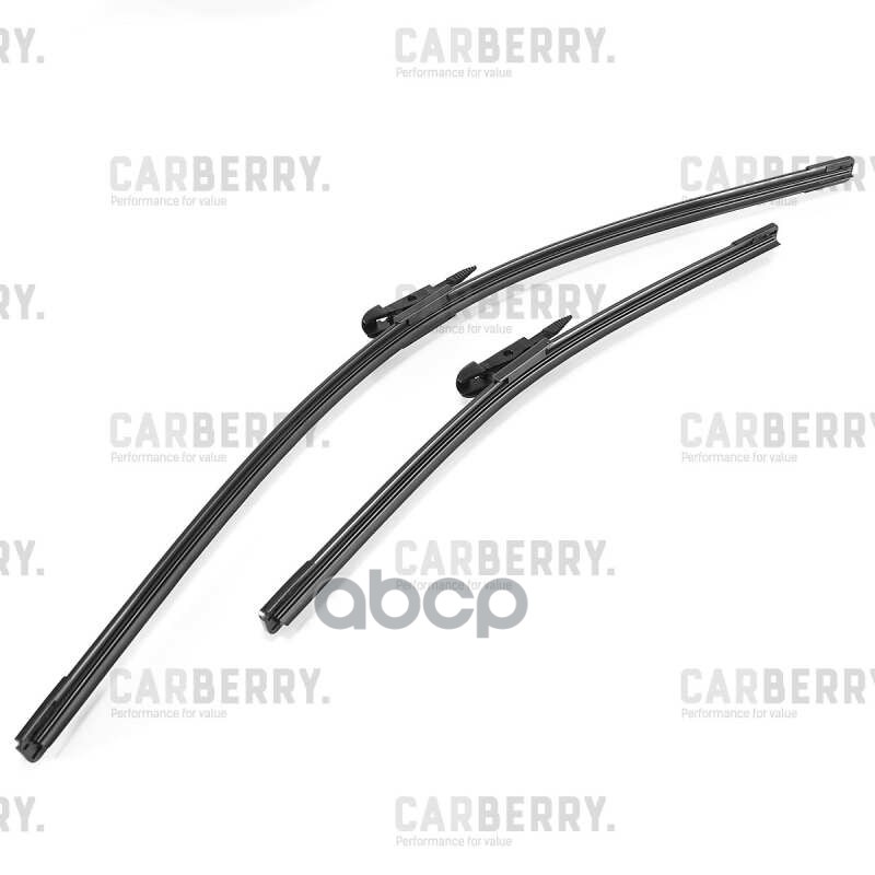 Щетки стеклоочистителя бескаркасные 600/380мм CARBERRY арт. 27CA102
