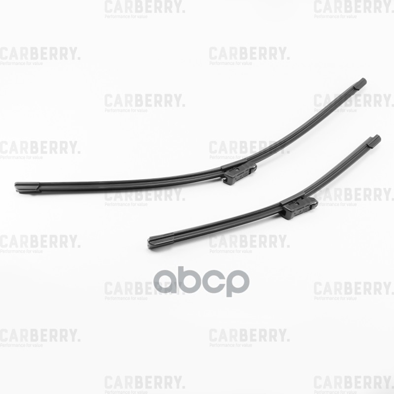 Щетки стеклоочистителя бескаркасные 600/400мм CARBERRY арт. 27CA103
