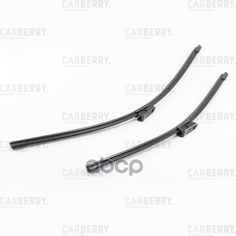 Щетки стеклоочистителя бескаркасные 600/480мм CARBERRY арт. 27CA106