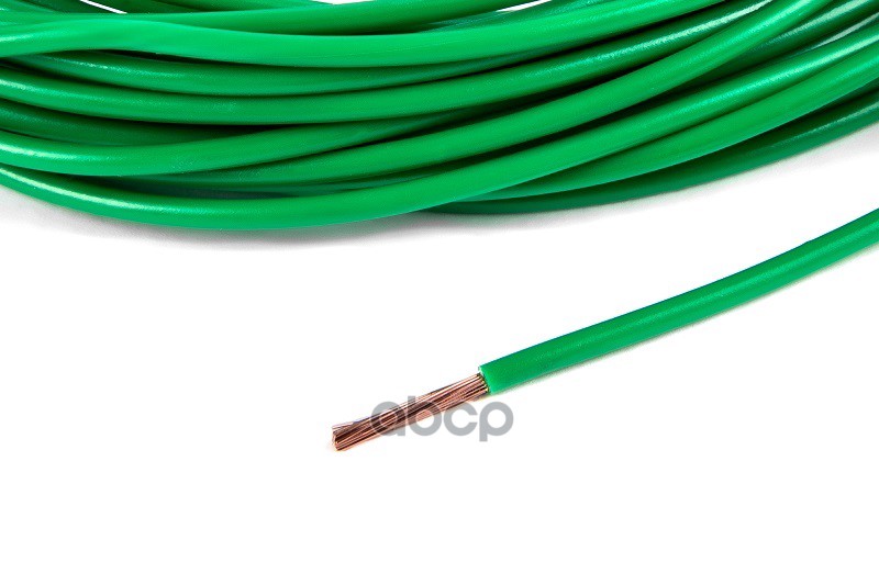 Провод ПВАМ 0,75 кв.мм цвет зеленый, длина 5м. CARGEN арт. AX3505