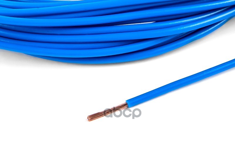 Провод ПВАМ 1,0 кв.мм цвет голубой, длина 10м. CARGEN арт. AX3534