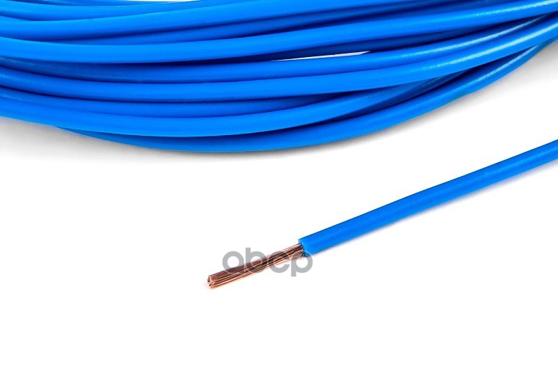 Провод ПВАМ 1,5 кв.мм цвет голубой, длина 10м. CARGEN арт. AX3554