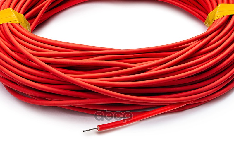 Провод красный высоковольтный с медной жилой (нулевое сопр.), 3м. CARGEN арт. AX5833