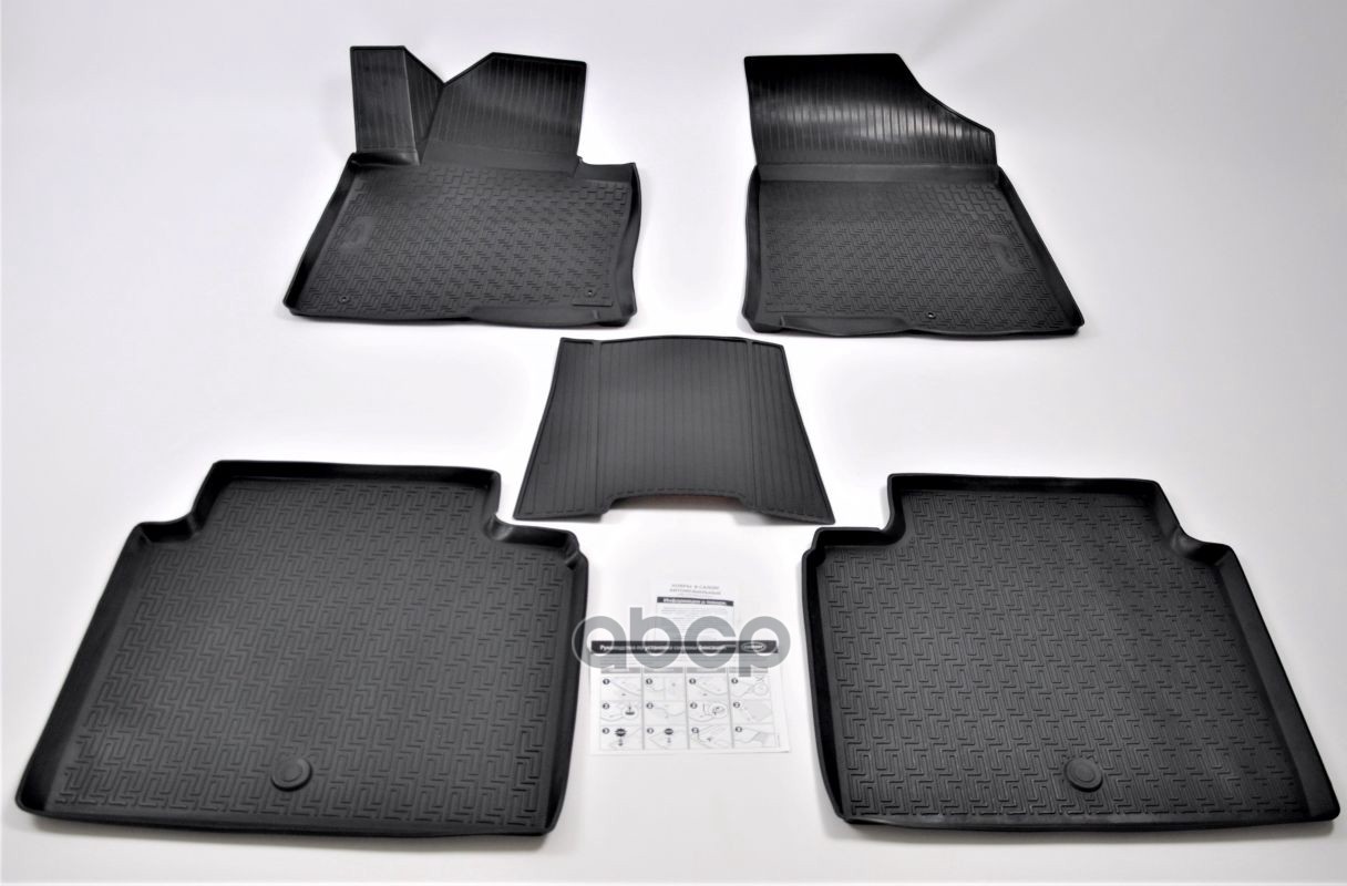 Коврики Салона Полиуретан Черный Hyundai Sonata Vii Lf 2014- С Крепежом Comfort 20.08.506.Pl COMFORT арт. 20.08.506.PL