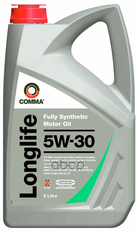 COMMA Масло Моторное 5W30 5Л Синтетика Long Life Comma Gml5l