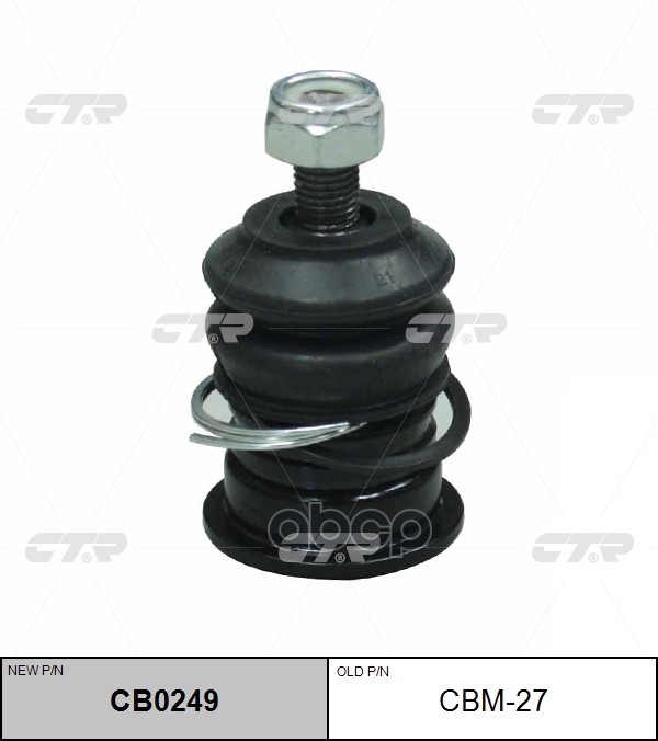 Опора Шаровая Mitsubishi Galant 92- (Нов Арт Cb0249) Cbm-27 CTR арт. CBM-27