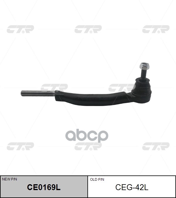 Наконечник Рулевой Тяги Левый Cadillac Srx 2003-2011 Ce0169l CTR арт. ceg-42l