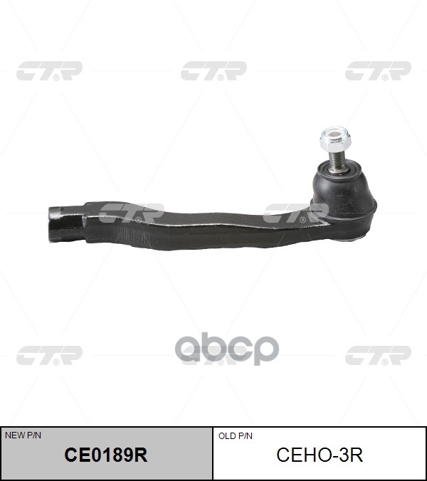Наконечник Рулевой Тяги Honda Civic / Cr-X 1987 - 1991 (Новый Номер Для Заказа Xcr-Ce0189r) CTR арт. ceho-3r