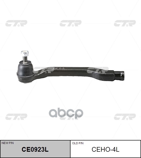 Наконечник Рулевой Тяги Левый Honda Accord Iv-V (90-98) (Нов Арт Ce0190l) Ceho-4L CTR арт. CEHO-4L