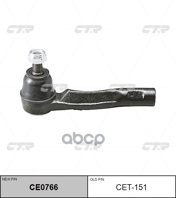 Наконечник Рулевой Тяги Toyota Crown Majesta 1995 - 2004 / Mark Ii 1996 - 2001 / Lexus Is 2001 - 200 CTR арт. cet-151