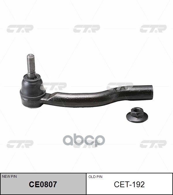 Наконечник Рулевой Тяги Toyota Prius 2009 - / Lexus Ct 2010 - (Новый Номер Для Заказа Xcr-Ce0807) CTR арт. cet-192
