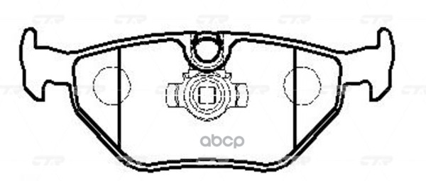 Колодки Тормозные Дисковые Задние Bmw E39 2.0-4.0/2. (Нов Арт Gk0005) Ckb-5 CTR арт. CKB-5