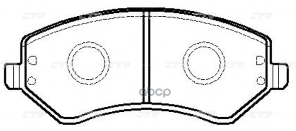 Колодки Тормозные Дисковые Передние Dodge Caravan/Grand Caravan, Jeep Cherokee 2.4-3.8 V6/2.5Cdi 00 (Нов Арт Gk0090) Ckcr-4 C...