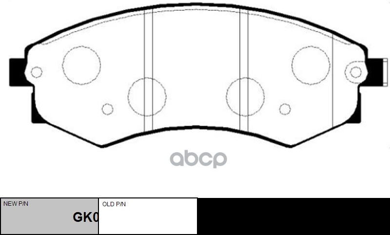 Колодки Тормозные Дисковые Hyundai Gk0461 CTR арт. ckkh-7