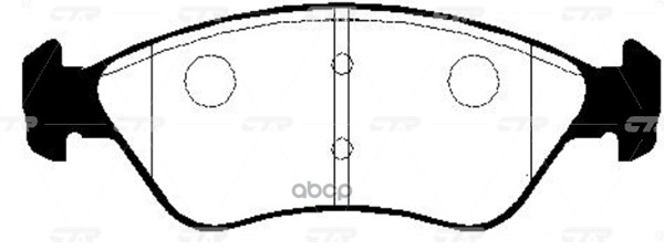 Колодки Тормозные Дисковые Kia Gk0514 CTR арт. ckkk-8