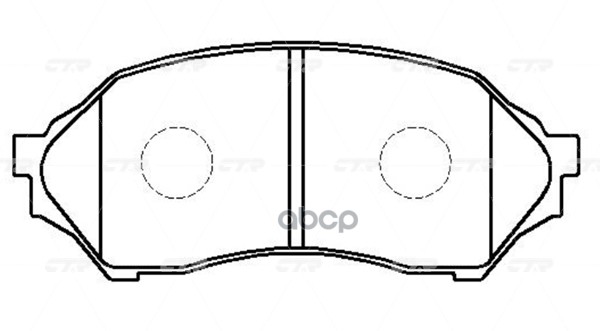 Колодки Тормозные Дисковые Передние Mazda 323 1.4I-2.0Td &16V 98-01 (Нов Арт Gk0647) Ckmz-1 CTR арт. CKMZ-1