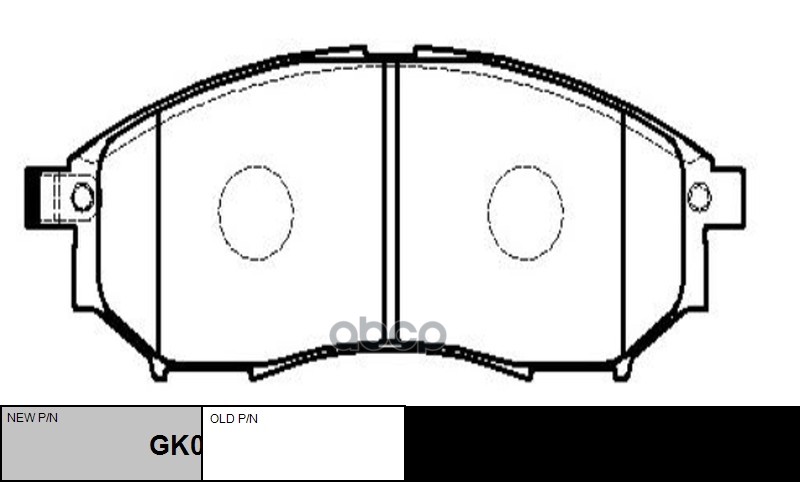 Колодки тормозные дисковые передние Nissan Navara 2005 ~ / Murano 2010 ~ / Qashqai 2006 ~ 2014 / Pat CTR арт. CKN12