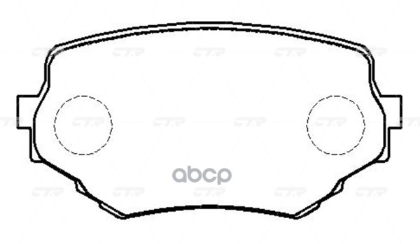 Колодки Тормозные Дисковые Передние Suzuki Vitara 1.6-2.0/2.0Td 90-98/Grand Vitara 2.5-2.0Hdi 98 (Нов Арт Gk0952) Cks-12 CTR ...