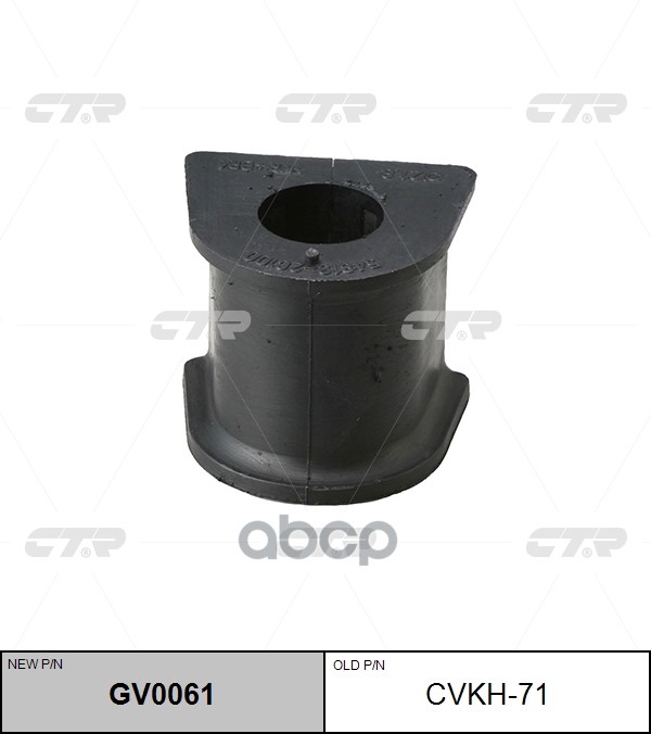 Втулка стабилизатора переднего HYUNDAI AVANTE/ELANTRA 00-03 (нов арт GV0061) CVKH-71 CTR арт. CVKH-71