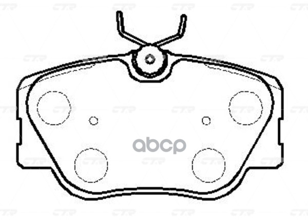 Колодки Тормозные Дисковые CTR арт. GK0028