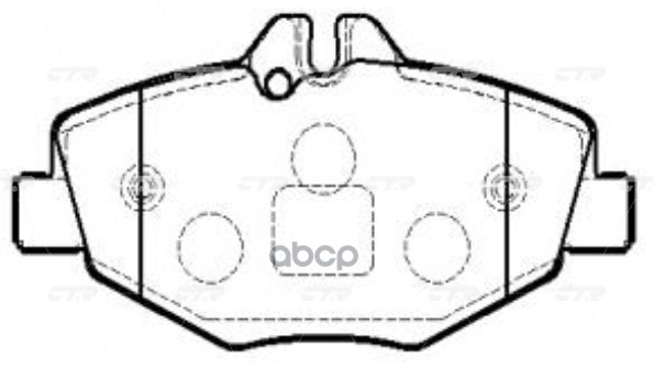 Колодки передние MB W211/S211 1.8...3.2L CTR GK0077 CTR арт. GK0077