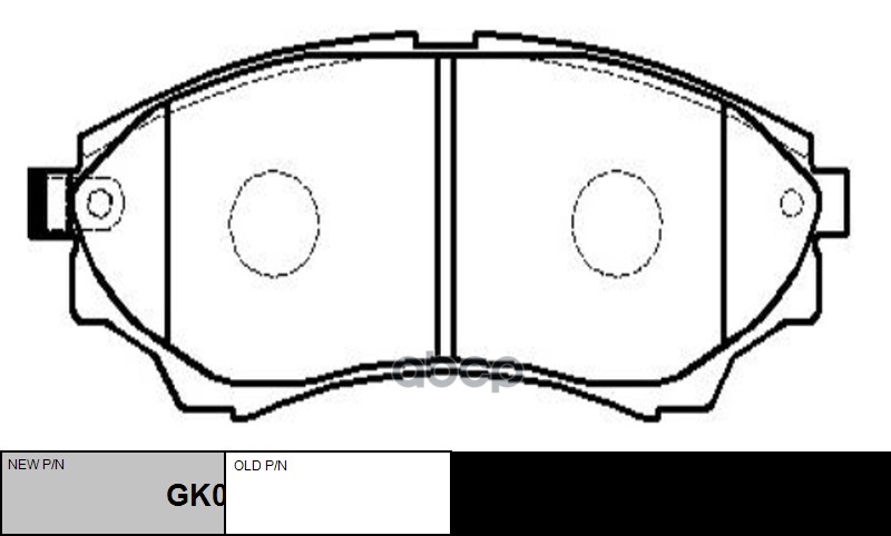 Колодки передние FORD Ranger 02->/MAZDA B-Serie/BT50 all 02-> CTR GK0178 CTR арт. GK0178