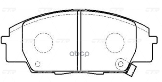 Колодки тормозные HONDA Civic 2006 ~ 2012 перед прав.лев. (старый арт. CKHO-14) GK0331 CTR арт. GK0331