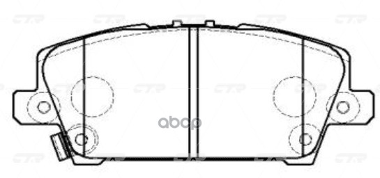 Колодки передние HONDA CIVIC 5D 06 CKHO25 CTR GK0342 CTR арт. GK0342