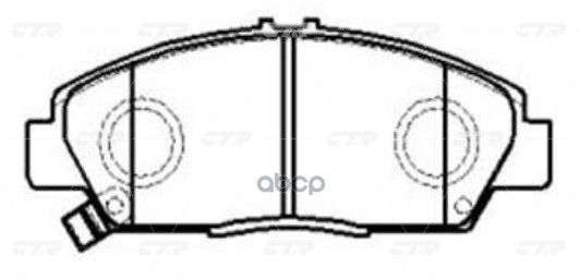 / Ckho-46 Колодки Тормозные Дисковые | Перед | CTR арт. GK0363