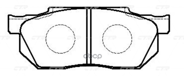 Колодки тормозные дисковые HONDA Accord 1981 - 1985 / Civic 1984 - 1991 / Civic CRX 1989 - 1992 / Pr CTR арт. gk0367