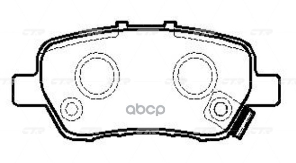 Колодки тормозные дисковые (старый арт. CKHO-70) GK0387 CTR арт. GK0387