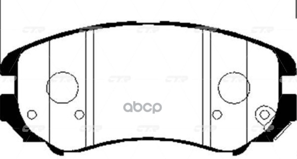 Колодки Тормозные Дисковые Hyundai Tucson CTR арт. gk0463