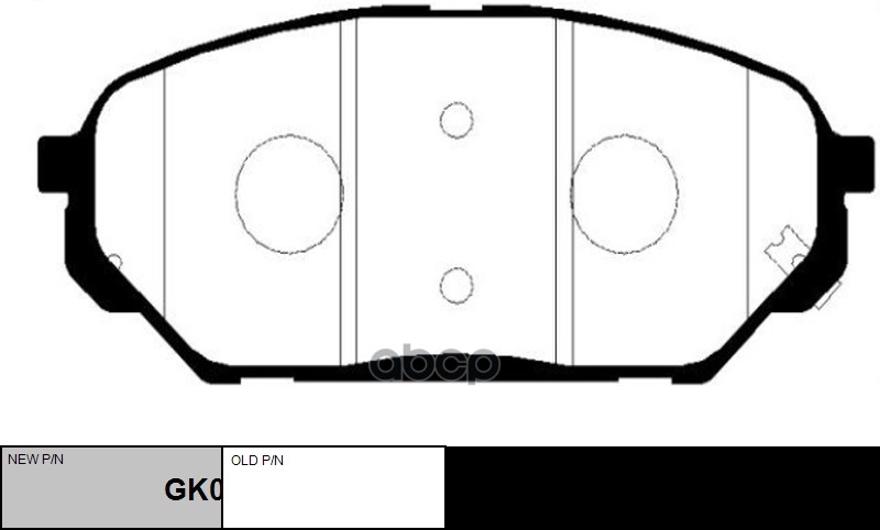 Колодки тормозные HYUNDAI iX 55 2006 ~ 2014 / Veracruz 2006 ~ 2015 перед прав.лев. (старый арт. CKKH-39) GK0493 CTR арт. GK0493