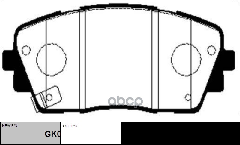 Колодки тормозные дисковые KIA PICANTO GK0554 CTR арт. gk0554