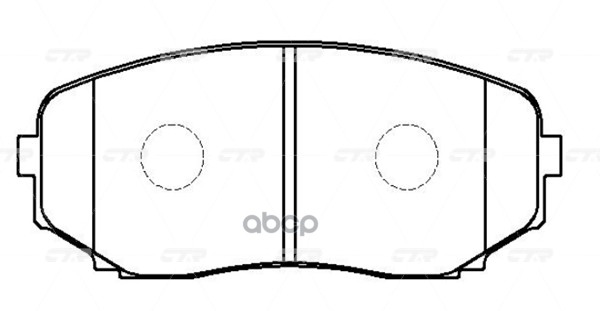 Колодки тормозные дисковые передние Mazda MPV 2.0i-3.0i/2.5TD &4WD 96 (старый арт. CKMZ-65) GK0711 CTR арт. GK0711