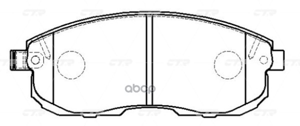 Колодки тормозные NISSAN Teana 2003 ~ 2008 / Maxima 1988 ~ 2003 / Primera 2001 ~ / Juke 2010 ~ / Silv перед прав.лев. (старый...