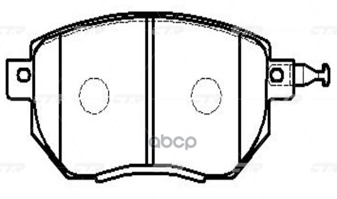 Колодки Передние Infiniti Ctr Gk0735 CTR арт. GK0735