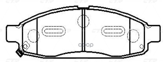 / Ckn-52 Gk0767 Колодки Тормозные Дисковые CTR арт. GK0767