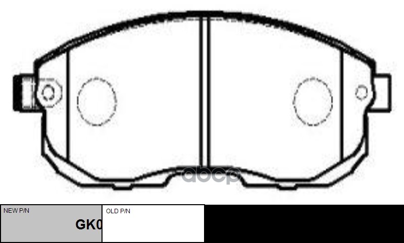 Колодки тормозные дисковые передние Nissan Teana 2003 ~ 2008 / Maxima 1988 ~ 2003 / Primera 2001 ~ / CTR арт. GK0768