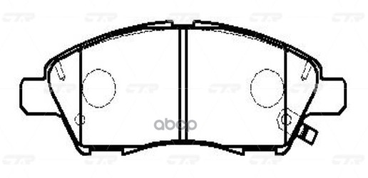 / Ckn-130 Gk0845 Колодки Тормозные Дисковые CTR арт. GK0845