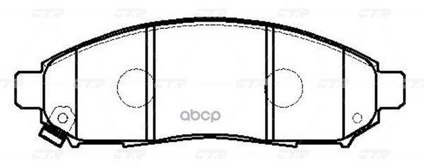 / Ckn-139 Gk0854 Колодки Тормозные Дисковые | Перед | CTR арт. GK0854