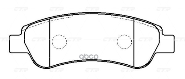 Колодки тормозные дисковые задние Citroen Jumper 2.2HDi 06 (старый арт. CKPU-50) GK0907 CTR арт. GK0907
