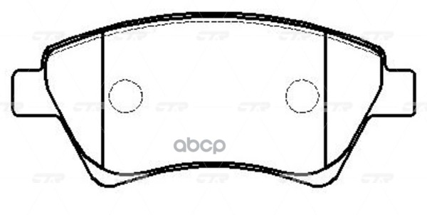 / Ckrn-27 Колодки Тормозные Дисковые | Перед | CTR арт. GK0935