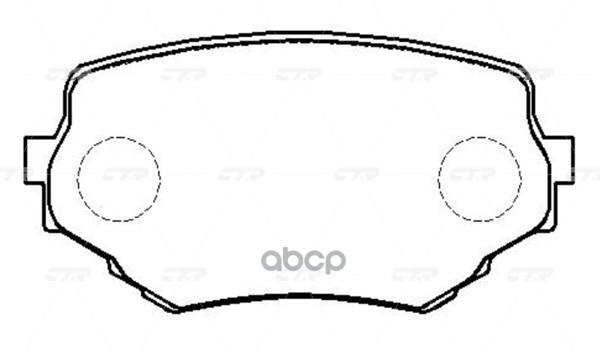 Колодки тормозные дисковые передние Suzuki Grand Vitara 1998 ~ 2006 / Vitara 1999 ~ 2002 / Grand Vit CTR арт. GK0952