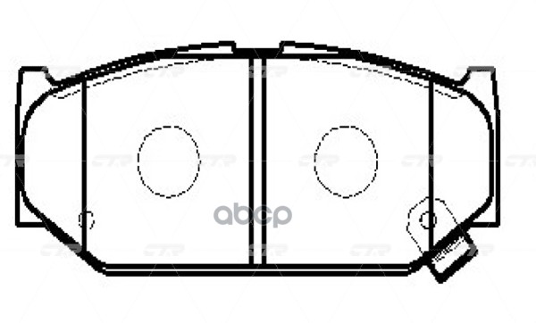 / Cks-30 Gk0970 Колодки Тормозные Дисковые | Перед | CTR арт. GK0970